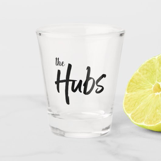 Trouwtoost Whismsical Groom Tekst Shot Glas (Voorkant)