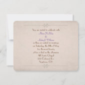 trouwtouw voor altijd met bloemen kaart (Achterkant)