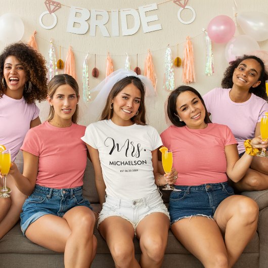 Trouwtypografie Script T-shirt