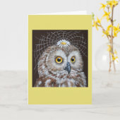 trouwuil-kaart kaart (Gele Bloem)