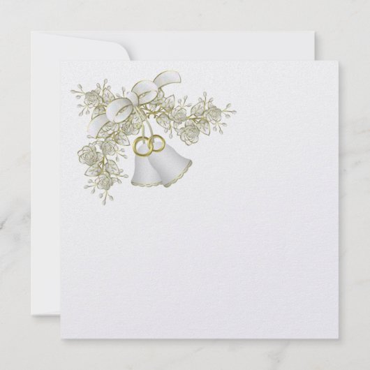 Trouwuitnodiging 5.25" x 5.25" kaart (Achterkant)