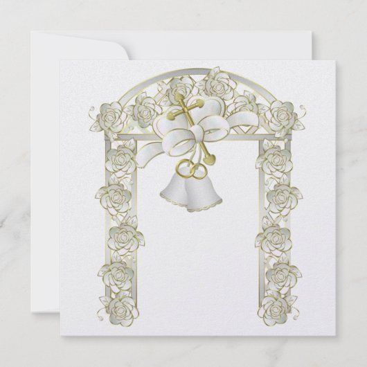 Trouwuitnodiging 5.25" x 5.25" kaart (Voorkant)