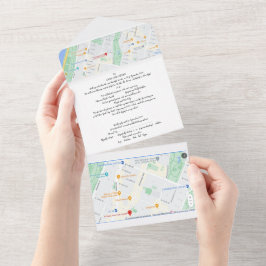 Trouwuitnodiging Alles In Eén All In One Uitnodiging