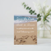 Trouwuitnodiging 'Bewaar de datum' Save The Date (Staand voorkant)