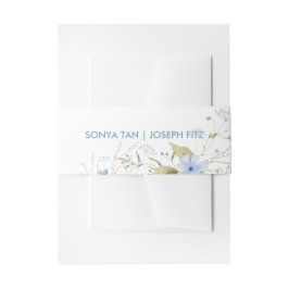 Trouwuitnodiging Bloem Buikband Uitnodigingen Wikkel