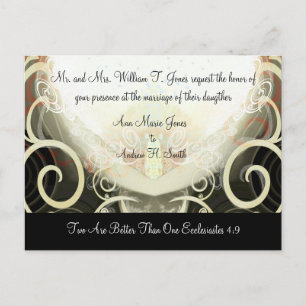 Trouwuitnodiging Cala Lily Uitnodiging Briefkaart