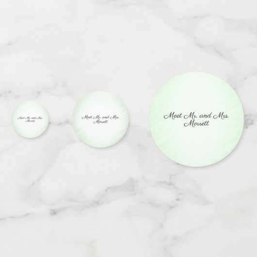 Trouwuitnodiging Fietsthema Mint Confetti (Achterkanten)