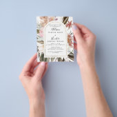 Trouwuitnodiging Flyer goedkoop (Hand)