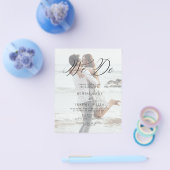 Trouwuitnodiging Flyer met laag budget (Enkel)