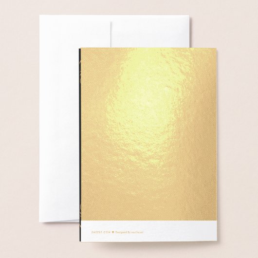 trouwuitnodiging folie kaarten (Met envelop)