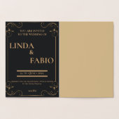 trouwuitnodiging folie kaarten (Binnen)