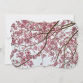 Trouwuitnodiging Geblend Half en Half Design Kaart (Achterkant)