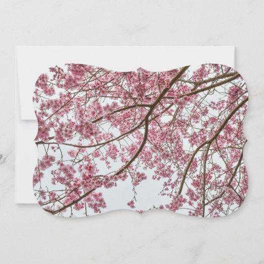 Trouwuitnodiging gemengd half-om-half ontwerp kaart (Achterkant)