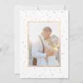 Trouwuitnodiging 'Geschreven in de sterren' Aankondiging (Achterkant)