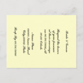 Trouwuitnodiging goedkoop uitnodiging briefkaart (Achterkant)