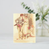 Trouwuitnodiging goedkoop uitnodiging briefkaart (Staand voorkant)