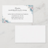 Trouwuitnodiging invoegen Kaart - Receptie (Voorkant / Achterkant)