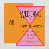 Trouwuitnodiging Kaart (Voorkant / Achterkant)