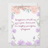 Trouwuitnodiging Kaart (Achterkant)