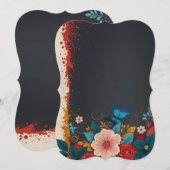 TrouwUitnodiging Kaart (Voorkant / Achterkant)