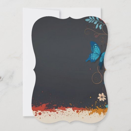 TrouwUitnodiging Kaart (Achterkant)