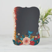 TrouwUitnodiging Kaart (Staand voorkant)