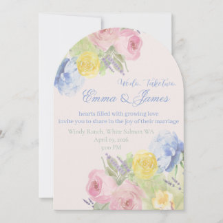 Trouwuitnodiging Kaart