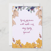 Trouwuitnodiging Kaart (Achterkant)