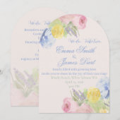 Trouwuitnodiging Kaart (Voorkant / Achterkant)