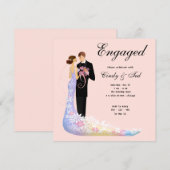 Trouwuitnodiging Kaart (Voorkant / Achterkant)