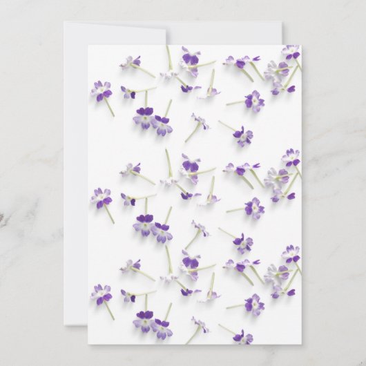 Trouwuitnodiging Kaart (Achterkant)