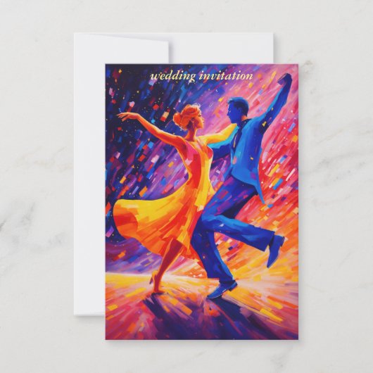 trouwuitnodiging kaart (Voorkant)