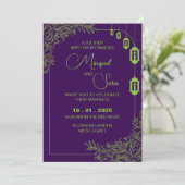 Trouwuitnodiging Kaart (Staand voorkant)