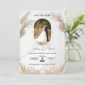 Trouwuitnodiging Kaart (Staand voorkant)