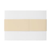 Trouwuitnodiging met dromerig strandthema buikband uitnodigingen wikkel (Achterkant Voorbeeld)