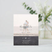 Trouwuitnodiging met Foto-overlay (Staand voorkant)