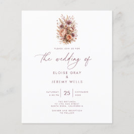 Trouwuitnodiging met laag budget | Archer Flyer
