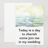 Trouwuitnodiging met meerdesign kaart (Voorkant / Achterkant)