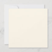 Trouwuitnodiging met Pastel Bloemendesign Bedankkaart (Achterkant)