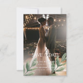 Trouwuitnodiging - modern strak en klassiek kaart (Voorkant)