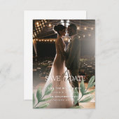 Trouwuitnodiging - modern strak en klassiek kaart (Voorkant / Achterkant)