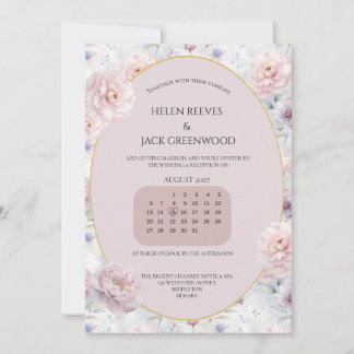 Trouwuitnodiging 'Pastel Shades Save the Date' Kaart