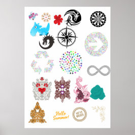 Trouwuitnodiging Poster | Elegante Klassieke Lette
