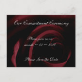 Trouwuitnodiging Save the Date sjabloon kaart (Voorkant)