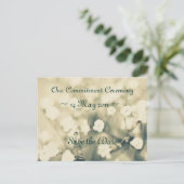 Trouwuitnodiging Save the Date sjabloon kaart (Staand voorkant)