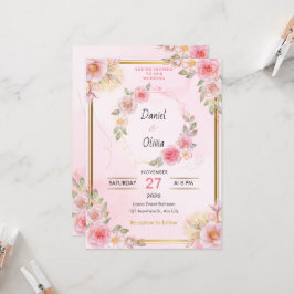 Trouwuitnodiging Signature Elegance Kaart
