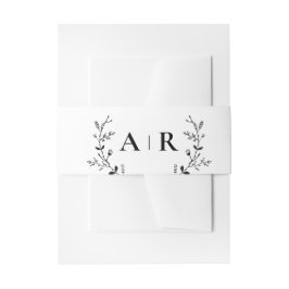 Trouwuitnodiging Slingerende Wijnrank Uitnodigingen Wikkel