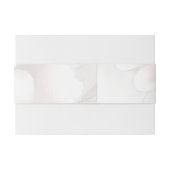 Trouwuitnodiging tailleband met kersenbloesemmotie uitnodigingen wikkel (Achterkant Voorbeeld)