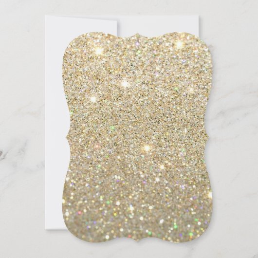 Trouwuitnodiging Trouwdag Fab - Goud Kaart (Achterkant)