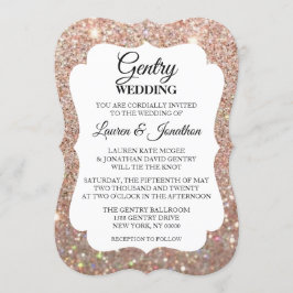 Trouwuitnodiging Trouwdag Fab - Roos Gold Kaart